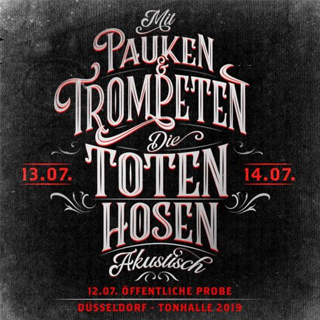 Mit Pauken und Trompeten Tourposter